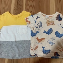 ベビー服 Tシャツ 4枚セット H&M他 70cmぐらいの画像