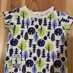 子供服　ベビーTシャツ Disney/TrickyTracks 70cmの画像