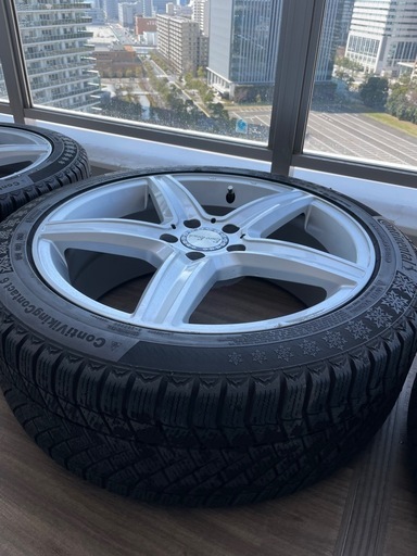 メルセデスベンツ ユーロフォルシュ18インチスタッドレスタイヤホイール4本セット