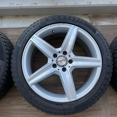 メルセデスベンツCクラス　W205 ユーロフォルシュ18インチスタッドレスタイヤホイール4本セットの画像