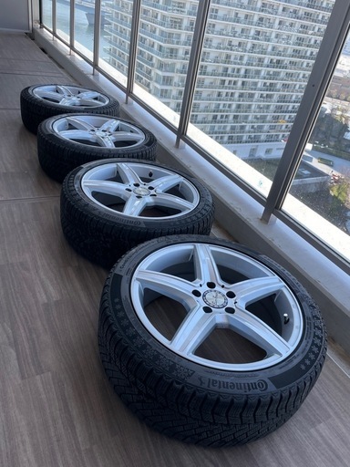 メルセデスベンツ ユーロフォルシュ18インチスタッドレスタイヤホイール4本セット