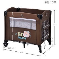 ベビーベッド折り畳み (ほとり) 菊名のベビー用品《ベビーベッド
