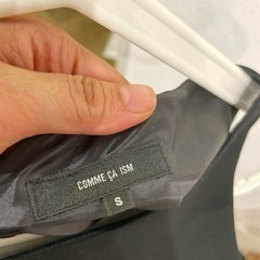 コムサイズム　黒ワンピース Sの画像