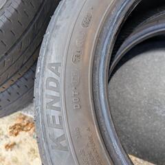 【0円】タイヤ　２本　155/65R14 ケンダ　あげますの画像