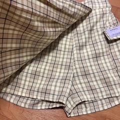 キッズ チェックスカート 140cmの画像