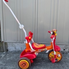 web限定アイテム アンパンマン三輪車 青森のベビー用品《その他》の (かずきち) 自転車本体