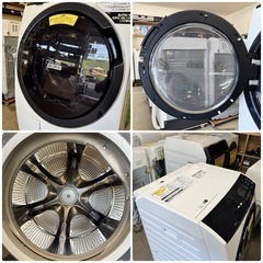 【超美品‼️】日立 2019年製 10.0/6.0kgドラム式洗濯乾燥機 洗濯機 ヒートリサイクル乾燥 ビッグドラム ホワイト♪の画像