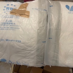 【断熱材】アクリア430（未使用含む7本分）まとめて【DIY】【防音】【建材】【引き取り限定】の画像