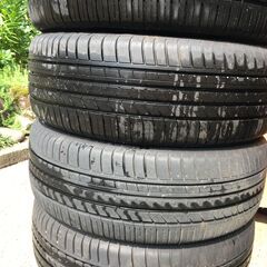 マツダ純正ホイール　夏タイヤ4本セット。タイヤ溝バリ目。225/45R19の画像