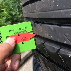 マツダ純正ホイール　夏タイヤ4本セット。タイヤ溝バリ目。225/45R19の画像