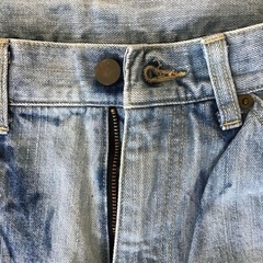 ケミカルウォッシュ　ブリーチ　デニム良品の画像