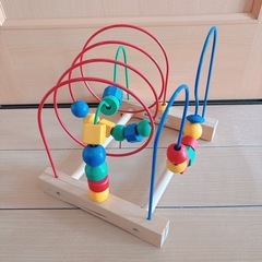 IKEA ルーピング　ポーネルンド　知育玩具　おもちゃ　ビーズコースター　ベビー　赤ちゃんの画像