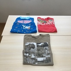 男児用シャツとTシャツ(3点)