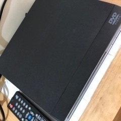 新品DVDデッキ リモコン付きの画像