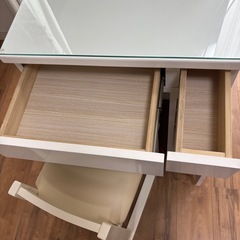 美品　ドレッサー　白の画像