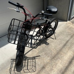 BMX 自転車 20inch ブラックの画像