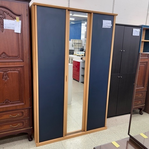 リユースのサカイ東金店 ミラー付きワードローブ ※ダボ欠品 TJ13140