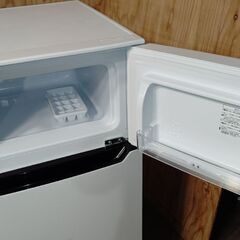 【相模原市中央区田名】美品!! 87L 2ドア冷蔵庫 ハイセンス HR-B95A 2019年製の画像