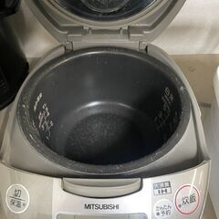 三菱IHジャー炊飯器　No.3947　NJ-KG10-S形　5合炊き　2011年製【リサイクルショップどりーむ荒田店】の画像