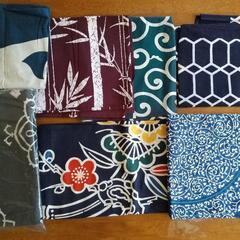 引取完了新古品未使用/綿の粋な風呂敷/訳あり大判含む7枚/和小物...