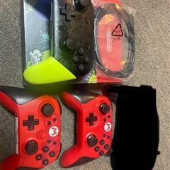 Nintendo Switch - プロコン　3つセット　switch ジャンク Nintendo Switch 純正 プロコン3個＋1個(非純正) ジャンク品