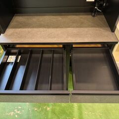 【愛品館八千代店】ニトリ　キッチンボード　リガーレ100BKの画像