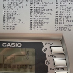 CASIOキーボード　台付の画像