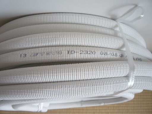 TOYO エアコン配管用ペアコイル使用残15m 2分3分 TD-2320