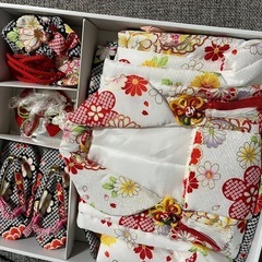 七五三　3歳着物　被布　セットの画像