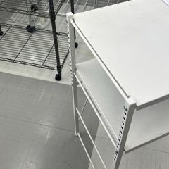 ★リユースのサカイ千葉中央店★期間限定割引有  オープンラック ホワイト H70×D37×W50 クリーニング済み TC3801の画像