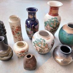 【B107】花瓶　陶器　花器　まとめて　10点