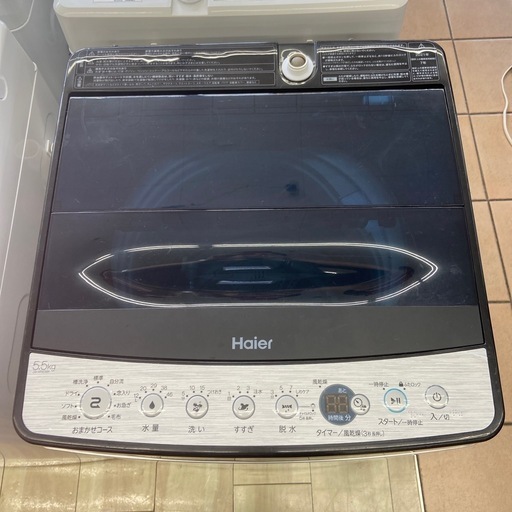 Haier 5.5kg全自動洗濯機【リサイクルフカツ岡崎倉庫店】250708NA-1