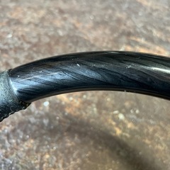 ハイエース　ハンドル　200系4型以降　黒木目調の画像