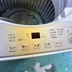 【美品】SHARP 洗濯機 6kg 2024年製の画像