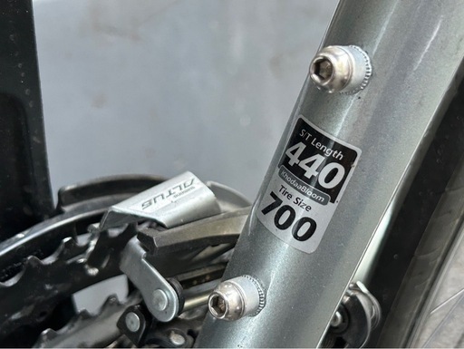 コーダブルーム RAIL 700×28c クロスバイク　自転車　シルバー