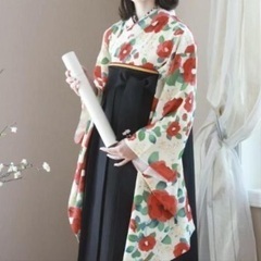 袴　卒業式　女子（上下セット）150cmの画像