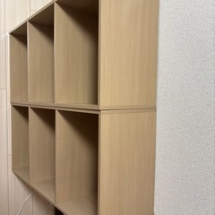 【決まりました】カラーボックス×2個　美品　あげますの画像