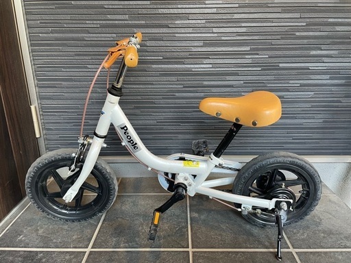 People】ピープル ケッターサイクル ホワイト 12インチ