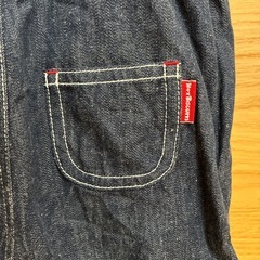 MIKIHOUSE デニムロンパースSサイズの画像