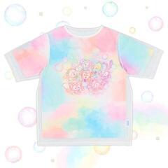 男女兼用 ディズニーダッフィーフレンズカラフルハピネスTシャツ