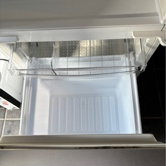 SHARP 2ドア プラズマクラスター 冷蔵庫 ◆ 幅480mm 137L 17年製 SJ-GD14C-Wの画像