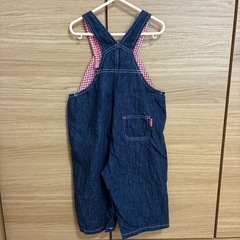 MIKIHOUSE デニムロンパースLLサイズの画像