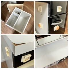 無料でどうぞ シンプル ドレッサー モノクロ 格安での画像