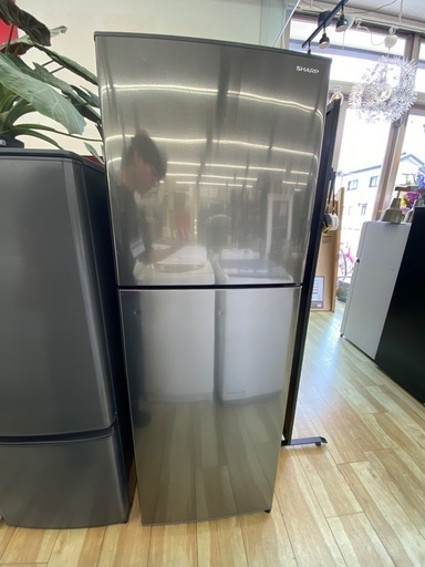 SHARP225L 冷凍冷蔵庫:2020年製【リサイクルフカツ岡崎倉庫店】250708 NA-5