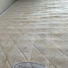 【中古】【Francfranc】セミダブルベッド