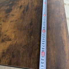 ヴィンテージ風　木目調のこたつにもなるローテーブルテーブル　　　　こたつ　の画像