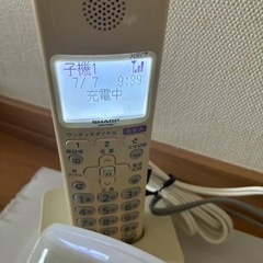 コードレス電話FAX子機1台インクリボン2 本付
の画像