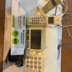 コードレス電話FAX子機1台インクリボン2 本付
の画像