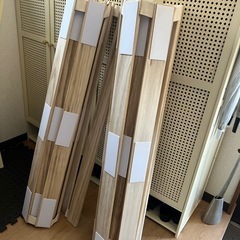 【無料】シングルベッドすのこ2つの画像
