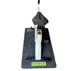 FITBOX フィットネスバイク ホワイト エアロバイク マット付き 直接引取りの画像